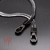Virgil Chain Link Keychain Closeup